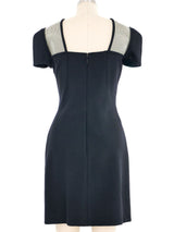 2012 Versace Chainmail Trimmed Dress Dress arcadeshops.com
