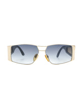Valentino Gold Cage Framed Sunglasses