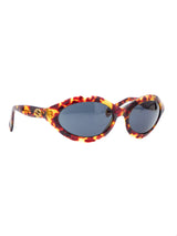 Gucci Wraparound Tortoise Sunglasses