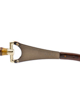 Gucci Bamboo Accented Wraparound Sunglasses