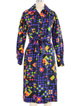 Lanvin Geometric Printed Shirt Dress Dress arcadeshops.com