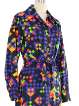 Lanvin Geometric Printed Shirt Dress Dress arcadeshops.com