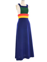 1970s Rainbow Jumper Maxi Dress Dress arcadeshops.com