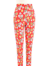 Balenciaga Floral Leggings Bottom arcadeshops.com