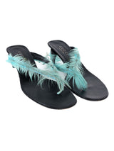 1999 Gucci Feathered Sandal, 8 Accessory arcadeshops.com