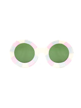 1960s Pastel Stripe Sunglasses Accessory arcadeshops.com