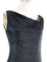 Gucci Metallic Cowl Neck Top Top arcadeshops.com