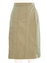 Chanel Khaki Green Military Inspired Skirt Suit Suit arcadeshops.com
