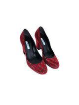 Prada Red Crystal Pumps, 38 Accessory arcadeshops.com