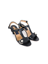 Ferragamo Space Age Strap Heeled Sandal, 7.5 Accessory arcadeshops.com