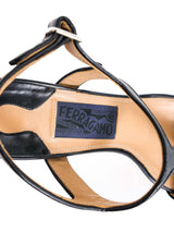 Ferragamo Space Age Strap Heeled Sandal, 7.5 Accessory arcadeshops.com