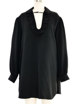 Gucci Buckle Ruffle Tunic Dress arcadeshops.com