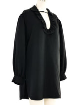 Gucci Buckle Ruffle Tunic Dress arcadeshops.com