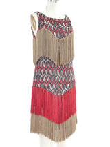 Missoni Sleeveless Fringed Knit Dress Dress arcadeshops.com