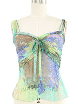 Alessandro Dell'Acqua Floral Silk Blouse Top arcadeshops.com