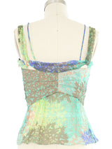 Alessandro Dell'Acqua Floral Silk Blouse Top arcadeshops.com