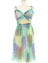 Alessandro Dell'Acqua Floral Silk Dress Dress arcadeshops.com