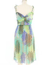 Alessandro Dell'Acqua Floral Silk Dress Dress arcadeshops.com