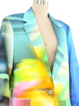 Dries Van Noten Blur Printed Jacket Jacket arcadeshops.com