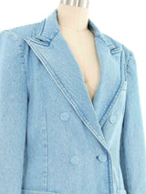 Dries Van Noten Denim Blazer Jacket arcadeshops.com