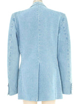 Dries Van Noten Denim Blazer Jacket arcadeshops.com