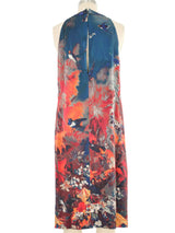2008 Jean Paul Gaultier Leaf Printed Silk Dress Dress arcadeshops.com