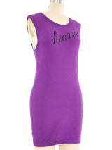 Ann Demeulemeester Purple Heaven Tank Dress Dress arcadeshops.com