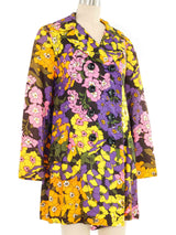 Mod Floral Swing Coat Jacket arcadeshops.com