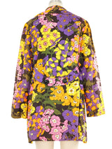 Mod Floral Swing Coat Jacket arcadeshops.com