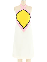 Jean Varon Colorblock Halter Dress Dress arcadeshops.com