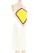 Jean Varon Colorblock Halter Dress Dress arcadeshops.com
