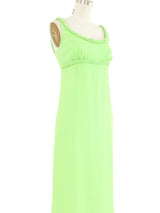 Green Grecian Style Caped Jumpsuit Suit arcadeshops.com
