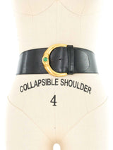 Donna Karan Cabochon Buckled Belt
