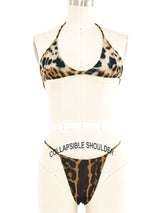 Yves Saint Laurent Animal Printed Bikini Suit arcadeshops.com