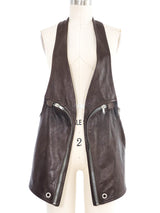 Rick Owens Luxor Leather Cargo Vest
