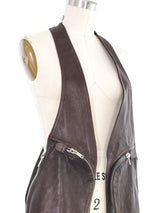 Rick Owens Luxor Leather Cargo Vest