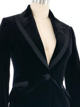 Gucci Hollywood Velvet Tuxedo Jacket