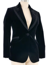 Gucci Hollywood Velvet Tuxedo Jacket