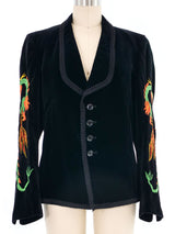 Granny Takes a Trip Embroidered Blazer
