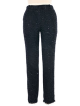2004 Chanel Sequin Tweed Trousers