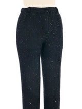 2004 Chanel Sequin Tweed Trousers