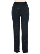 2004 Chanel Sequin Tweed Trousers