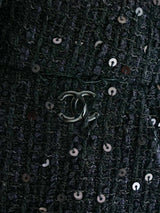 2004 Chanel Sequin Tweed Trousers