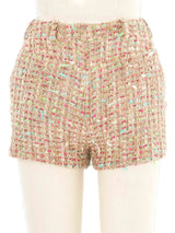 2004 Chanel Tweed Shorts Bottom arcadeshops.com