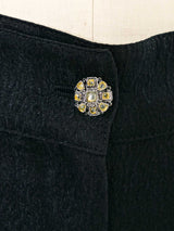 Chanel Ruffled Crepe Micro Shorts Bottom arcadeshops.com