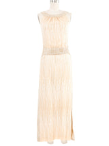2001 Chanel Sequin Accented Tweed Dress Dress arcadeshops.com