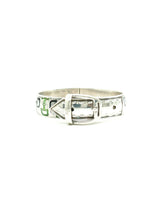 Gucci Sterling Enamel Belt Bracelet