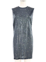 Gianni Versace Studded Chainmail Mini Dress