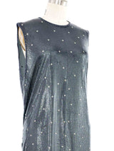 Gianni Versace Studded Chainmail Mini Dress