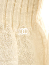 Chanel Knit Peasant Sleeve Top Top arcadeshops.com